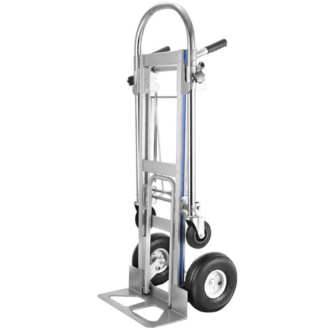 Vevor hand truck - 【176 / 110 Lbs Weight Capacity Folding Hand Truck】51" Rope & 15x11 In Base Plate & 41'' Height.The folding hand truck uses aluminum alloy material for high strength and strong compression resistance. The bottom plate has been strengthened, and the structure is stable. In addition, the wheels of the stair climbing cart are upgraded crystal wheels, and the triangle wheel arrangement makes ...